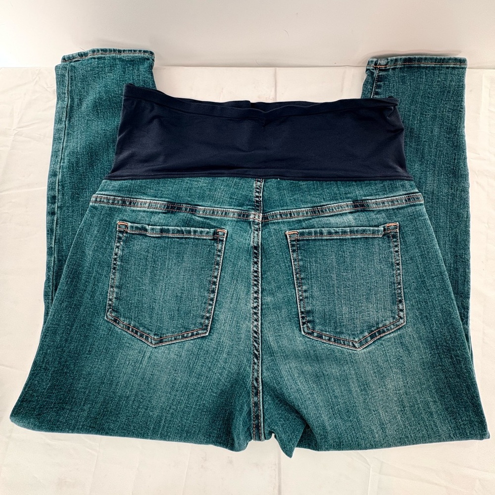 Gap Maternity Full Panel Skinny Jeans - Medium/Dark Wash Size M